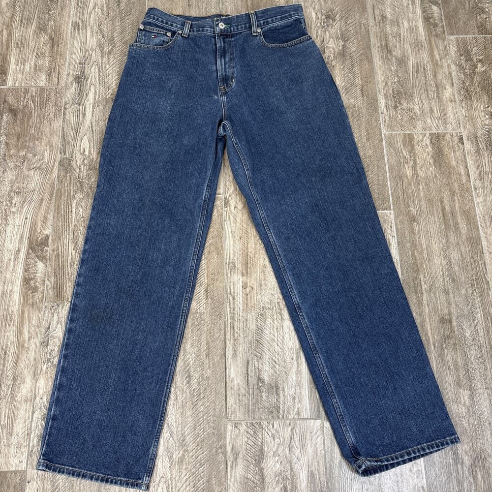 Y2K Tommy Hilfiger Vintage Relaxed Fit Classic Straight 2005 34x34 Men’s Jeans